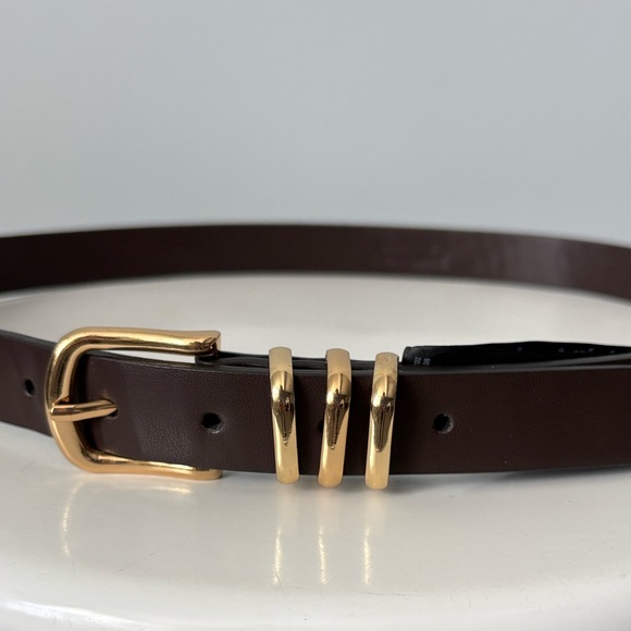 Vero Moda Dark Brown Belt 34” - Picture 3 of 9